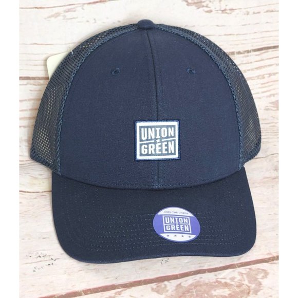 Union Green UG Navy/Navy Mesh Back Adjustable Snapback Hat - Join the Union! - Picture 14 of 16